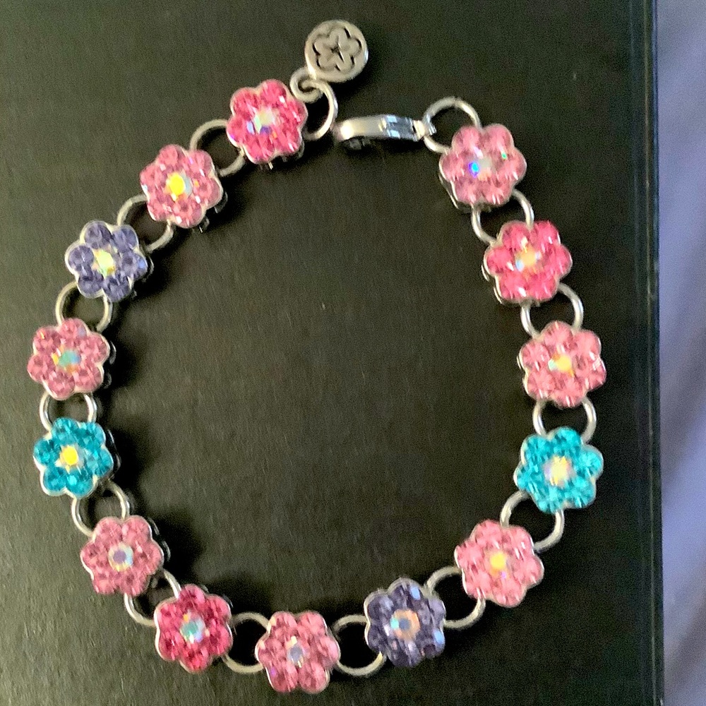 Costume Jewelry Flower Bracelet